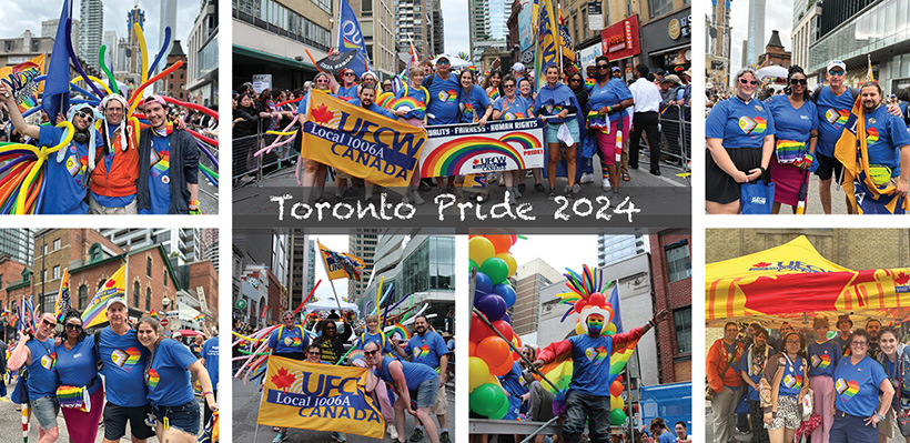 UFCW 1006A Marches for Equality at Toronto Pride